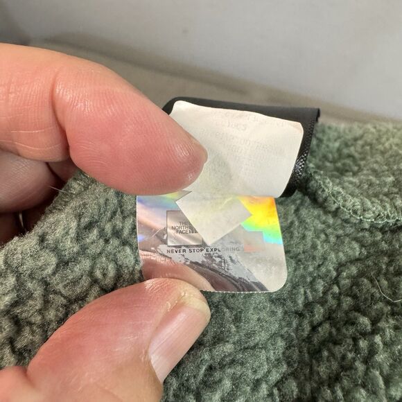 The North Face Sweater M Men Green 1/2 Zip Fleece Outdoor Gorpcore Adventure - Picture 7 of 11